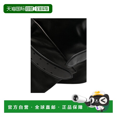 KHAITE 女士腰带 24901012200 AW2026 黑色 裹身式腰带束腰皮带