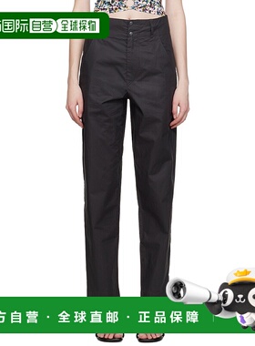 1h可退 潮奢 ISABEL MARANT 女士 黑色 Faliana 长裤 23PPA0013FA