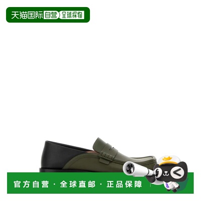 LOEWE 男士商务休闲鞋 M816290X47SAGEBLACK AW2025男鞋乐福鞋