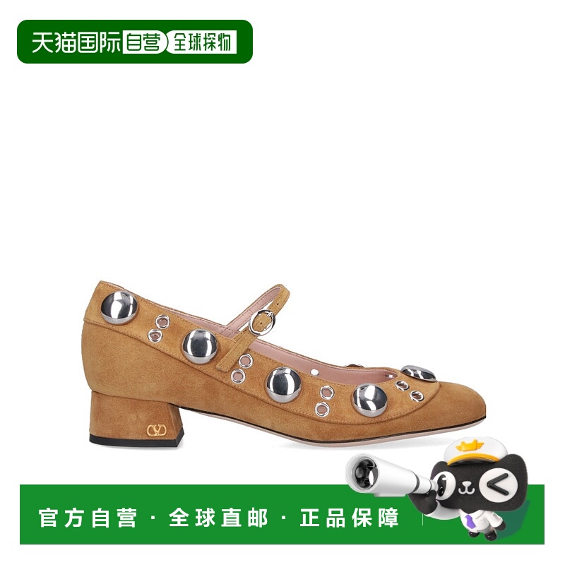 1h可退 VALENTINO 女士高跟鞋 WS0NE5YTBRDX AW2025 棕色 徽标高