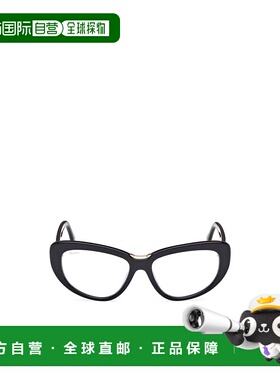MAX MARA 女士眼镜 MM5109B001 SS2024 黑色 全框平光镜