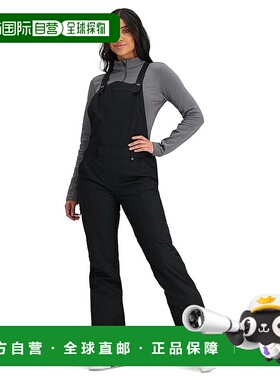 1h可退 潮奢 Obermeyer 女士 Malta 前襟工装裤 black 舒适外穿
