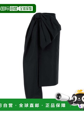 GIVENCHY 女士半身裙 BW40ZR166P001 CO 黑色 Skirt with a bow