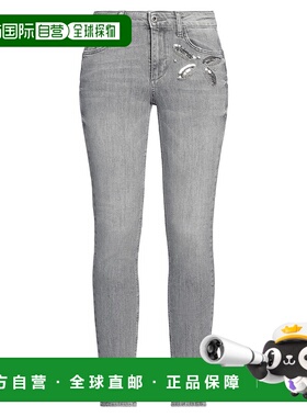 1h可退 潮奢 Liu Jo 女士 牛仔长裤 grey灰色 舒适时尚