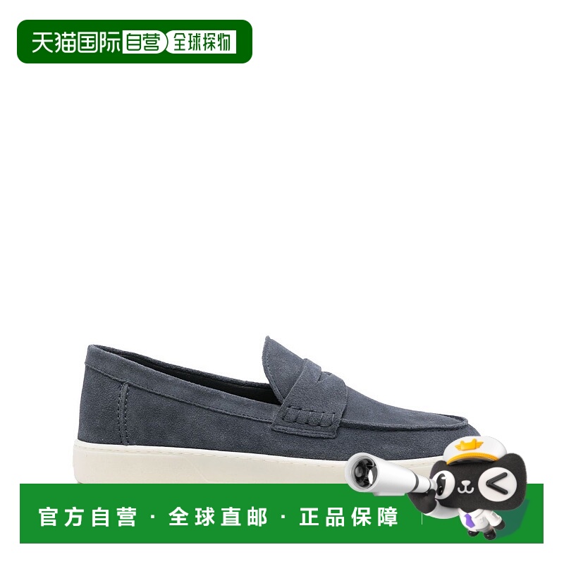 1h可退 HOGAN 男士商务休闲鞋 HXM6470FS00BTMU828 AW2025 深蓝色