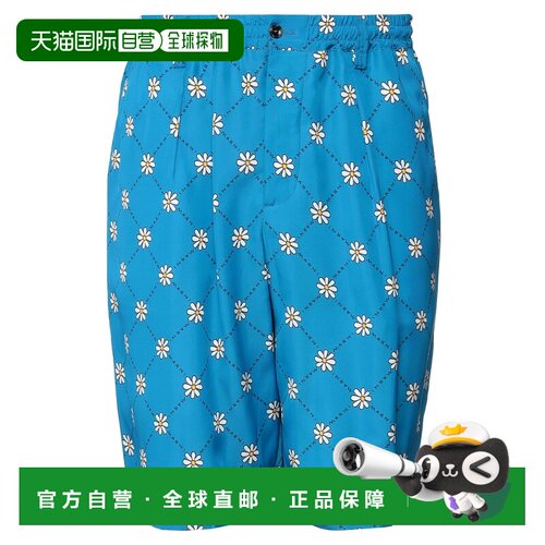 Marni 玛尼 男士 短裤 blue蓝色 舒适时尚休闲裤中裤