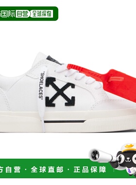 1h可退 潮奢 off-white 男士 白色 New Low Vulcanized Canvas 运