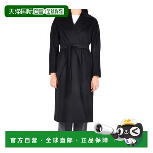 女士大衣 6016075106010 AW2025 1h可退 长袖 MARA 黑色 大衣 MAX