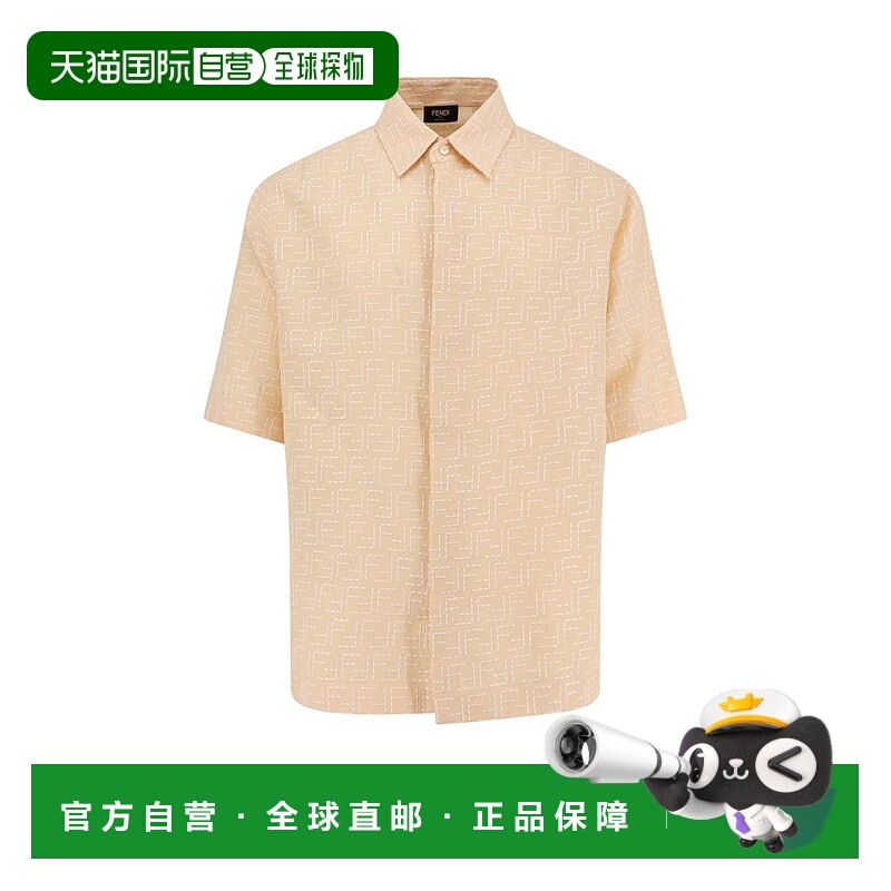 1小时内可退 FENDI 男士衬衫 FS1317AU6YF0PKL SS2025 花色 Short