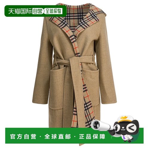 BURBERRY 女士外套 8113069 AW2025 浅棕色 Reversible Coat