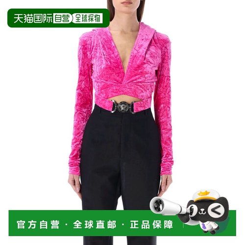 VERSACE 女士T恤 10078851A059081PK30 SS2024 粉红色