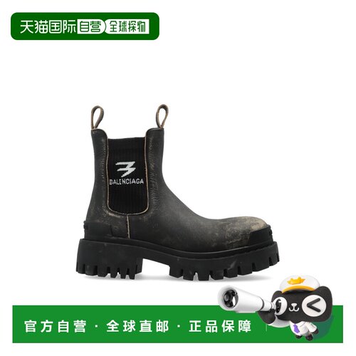 BALENCIAGA 女士靴子 853832WB2281919 SS2026巴黎世家黑色厚底鞋