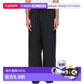 男士 Sport 1h可退 黑色 Pinstripe Uniform 潮奢 长裤 KR017