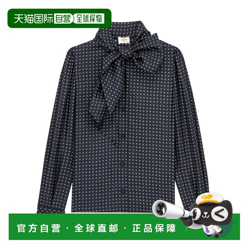1h可退 SAINT LAURENT 女士衬衫 867750Y6K124013 SS2026桑蚕丝