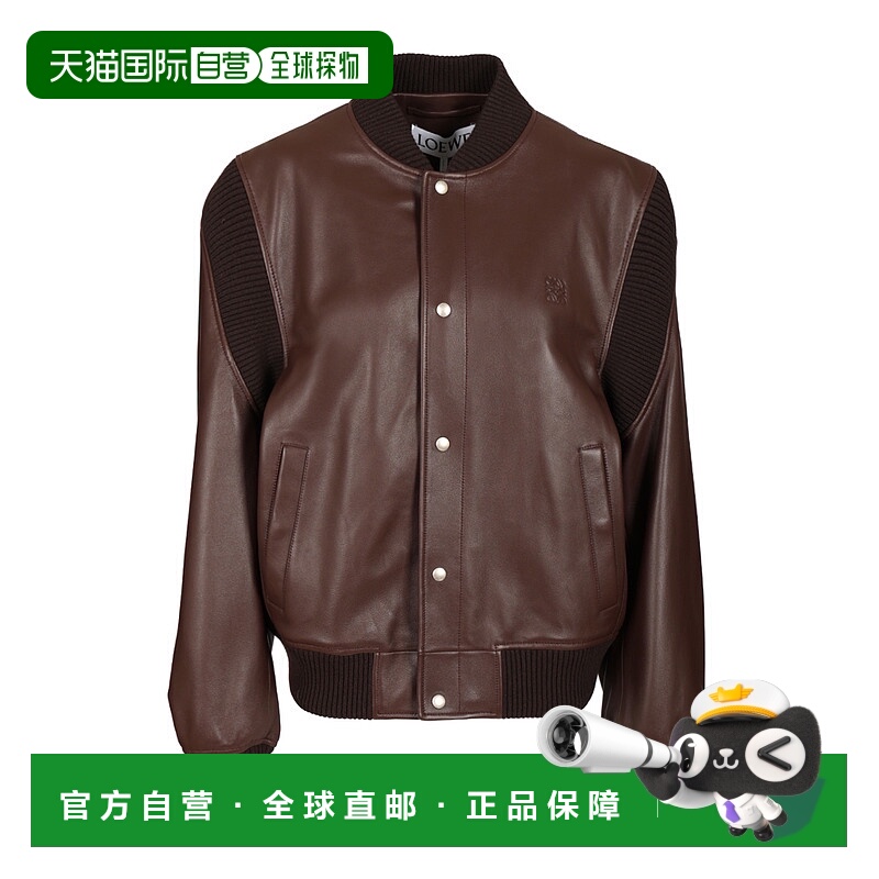 1h可退 LOEWE 男士夹克 H526Y34L673270 AW2025 深棕色 Lambskin