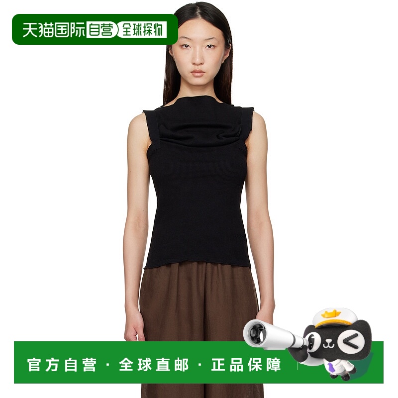 1h可退 潮奢 Baserange 女士 黑色 Lud 上装 TTLTR针织