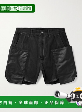 1h可退 潮奢 rick owens 瑞克 欧文斯 男士 Stefan 直筒皮革牛仔