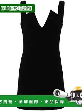GIVENCHY 女士连衣裙 BW227G14SD001 SS2025 黑色 V 领连衣裙