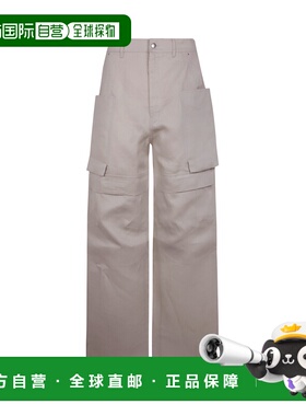 RICK OWENS 男士休闲裤 RU01E5346TWL41 SS2025 灰色