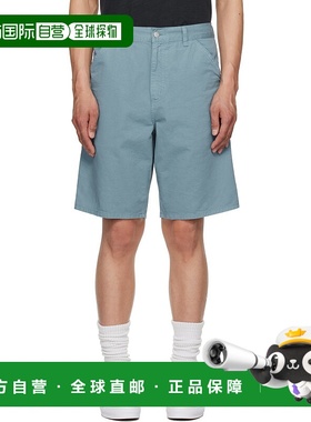 1h可退 潮奢 CARHARTT WIP 男士 蓝色 Single Knee 短裤 I031504