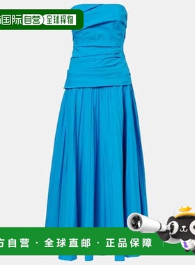 1h可退 潮奢 Simkhai 女士 Arie 无肩带棉混纺中长连衣裙