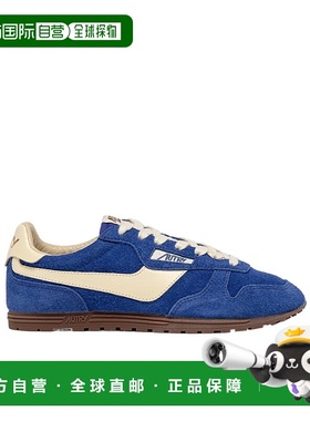 AUTRY 男士运动鞋 WSLMUB19 SS2025 蓝色 圆头运动鞋德训鞋