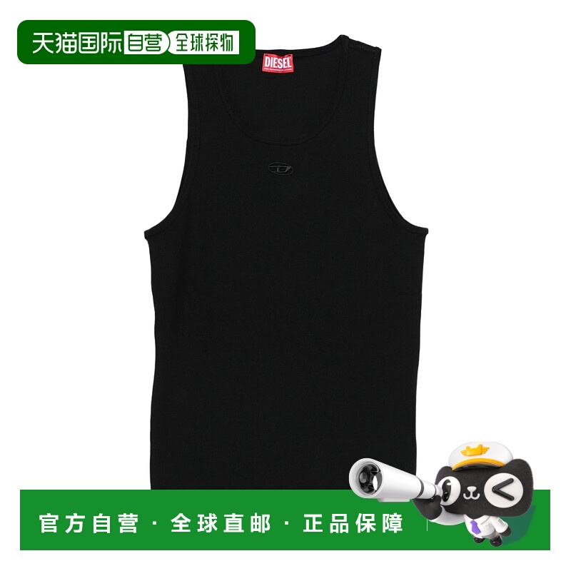 1h可退 DIESEL 男士背心 A215600JEAI9XX SS2026 黑色 D TANK