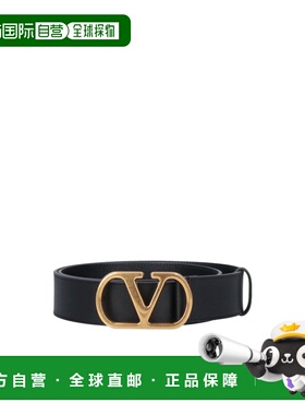 VALENTINO 男士腰带 YT0SQ7IYR0N0 CO 黑色 搭扣腰带