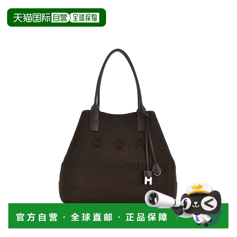 1h可退 HOGAN 女士单肩包 KBW01TA1300UH4S808 AW2025 黑色