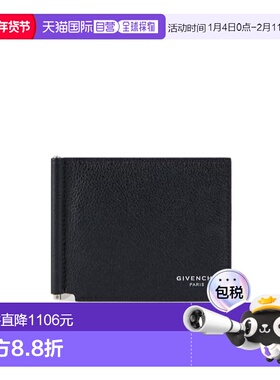 GIVENCHY 男士卡包 BK60F1K213001 SS2026 黑色 WALLET W. BILL C