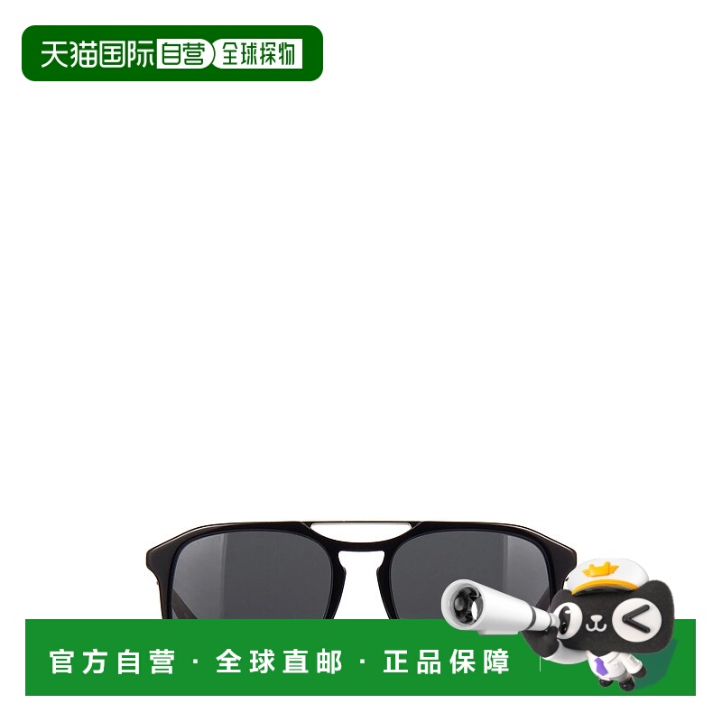 1h可退 GUCCI 男士太阳镜 GG0321S001 CO 黑色 大框太阳镜眼镜