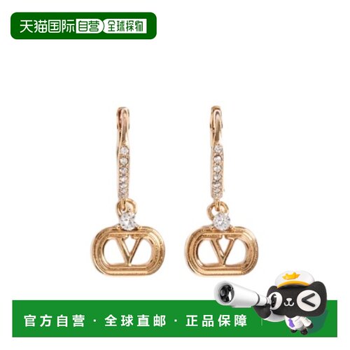 VALENTINO 女士耳饰 WJ0AI3YCW9MN CO 金色 椭圆形耳环配饰
