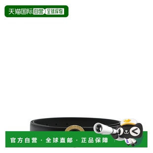 AW2023 VERSACE 10123691A021501B00V 腰带 黑色 男士