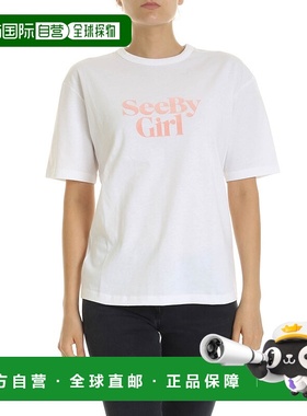 1h可退 SEE BY CHLOÉ 女士T恤 CHS19AJH07114109 CO 白色