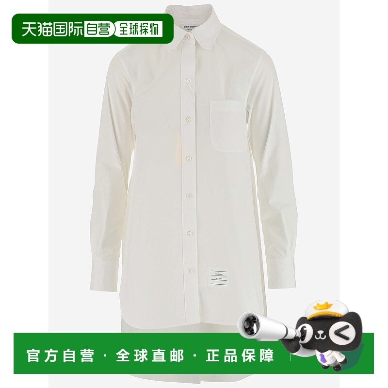 THOM BROWNE 女士衬衫 FLL152AF0184100 SS2023 白色