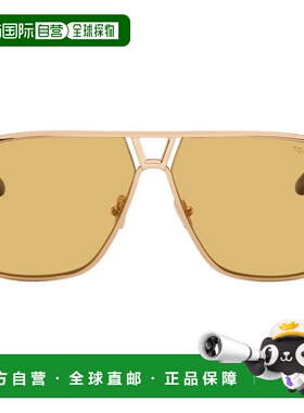1h可退 潮奢 Tom Ford 汤姆 福特 男士 金色 Stavros 太阳镜 FT12