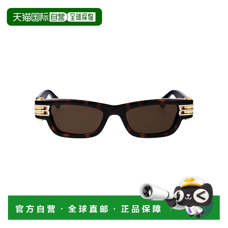 1h可退 BOTTEGA VENETA 女士眼镜 BV1308S002 CO 黑色 Sunglasses
