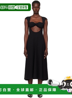 1h可退 潮奢 BEAUFILLE 女士 黑色 Baes 连衣裙 BFSS23D03