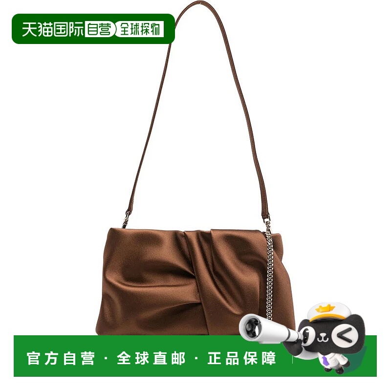 1h可退 JIMMY CHOO 女士手提包 BONNYCLUTCHSATBRONZ SS2026