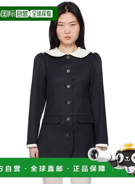 1h可退 潮奢 Sandy Liang 女士 黑色 Gwen 西装外套 R25O036F067