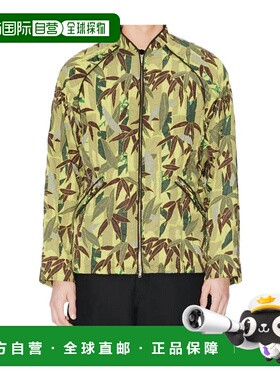 KENZO 男士夹克 FF55VE2339F238 SS2025 绿色 长袖工装夹克
