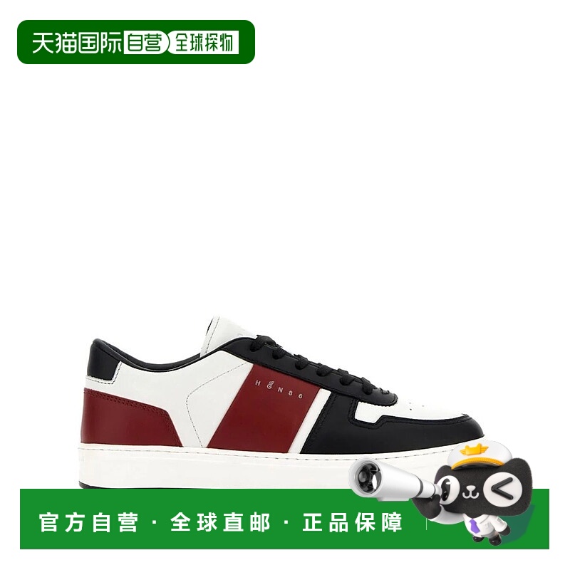 1h可退 HOGAN 男士运动鞋 HXM6680FL30R37 AW2024 白色 Hogan H66