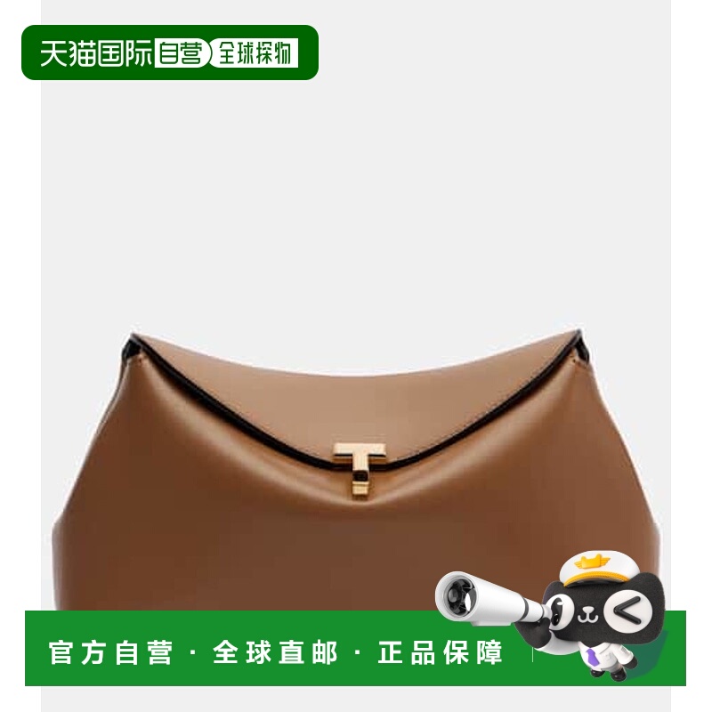 1h可退 潮奢 TOTÊME 女士 T-Lock 小号皮革手包斜挎包