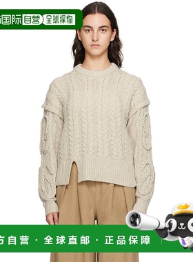 1h可退 潮奢 THE GARMENT 女士 灰色 Canada Cable Braided 毛衣