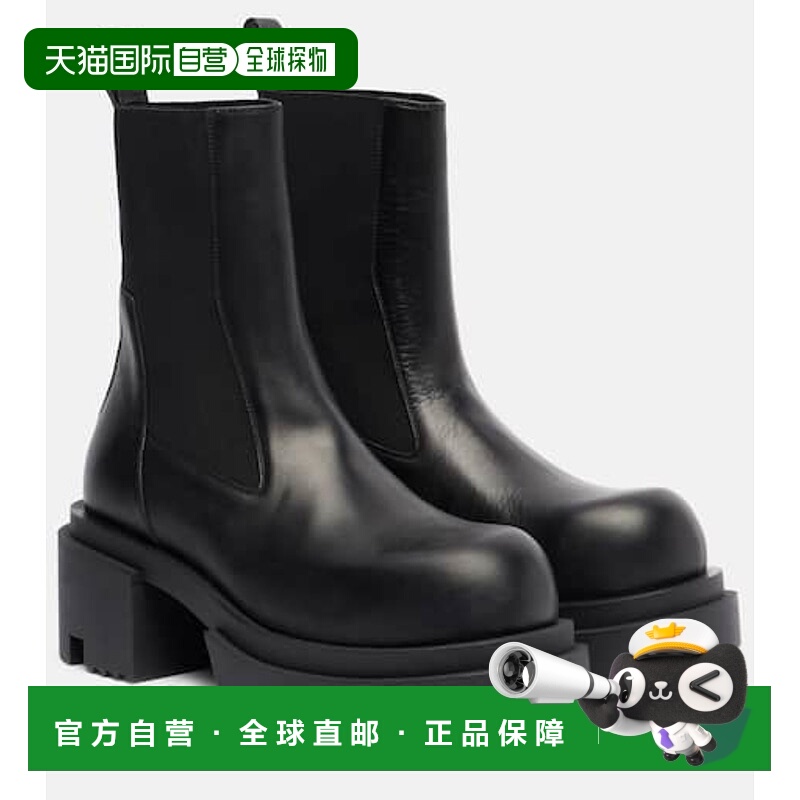 1h可退 潮奢 rick owens 瑞克 欧文斯 女士 Beatle 皮质防水台切