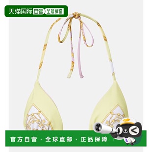 范思哲 versace 女士 Barocco 性感 1h可退 三角比基尼上装 潮奢