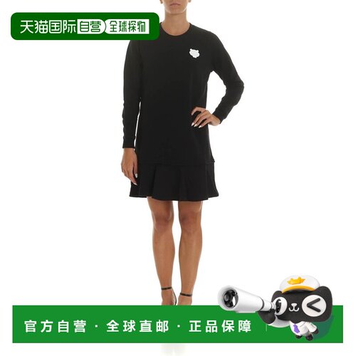 KENZO 女士连衣裙 2RO73398299 AW2019 黑色 Tiger Crest dress i