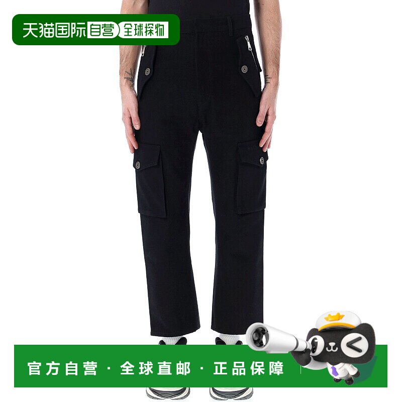 BALMAIN 男士休闲裤 CH1PQ275CE250PA AW2024 黑色 Pants卫裤