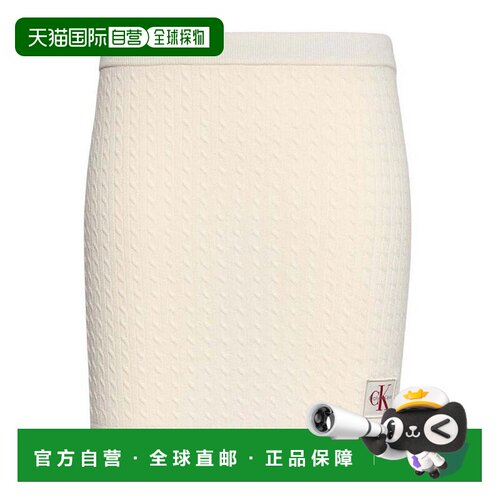 CALVIN KLEIN 女士半身裙 LV047F364GYAS SS2026 乳白色
