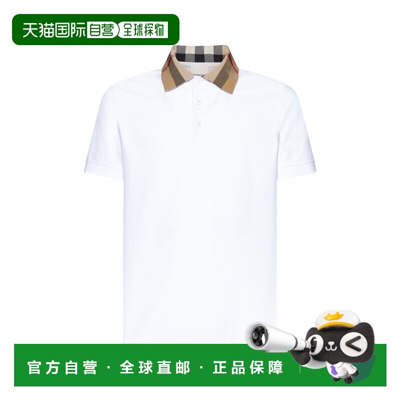BURBERRY 男士POLO衫 8071621A1464 SS2026 白色 This polo shirt